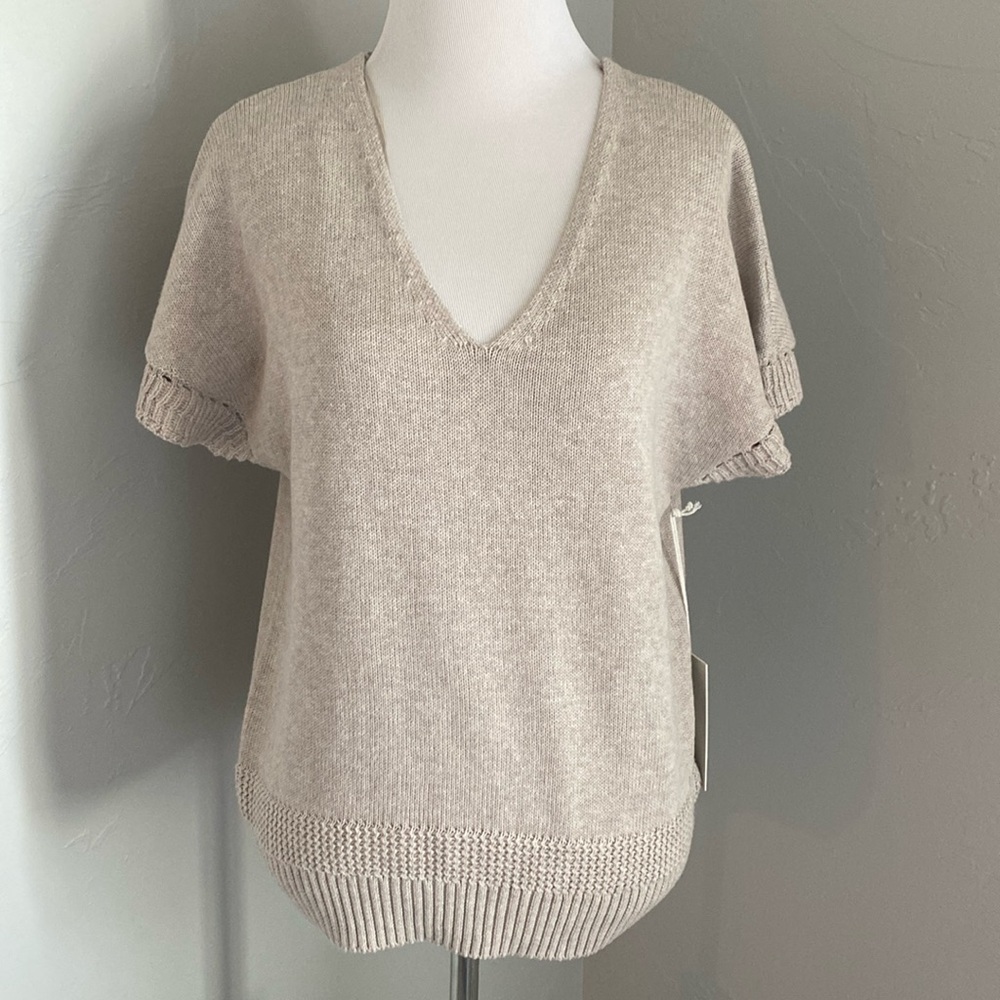 Joie Light Tan Knit Sweater